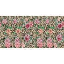 Artsy Leopard Vinyl Floor Mat