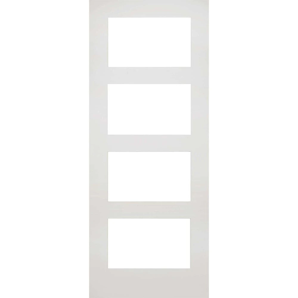 Deanta Coventry White Primed Clear Glass Internal Door - Image 3