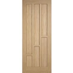 LPD Coventry Contemporary 6 Panel Unfinished Oak Internal Door