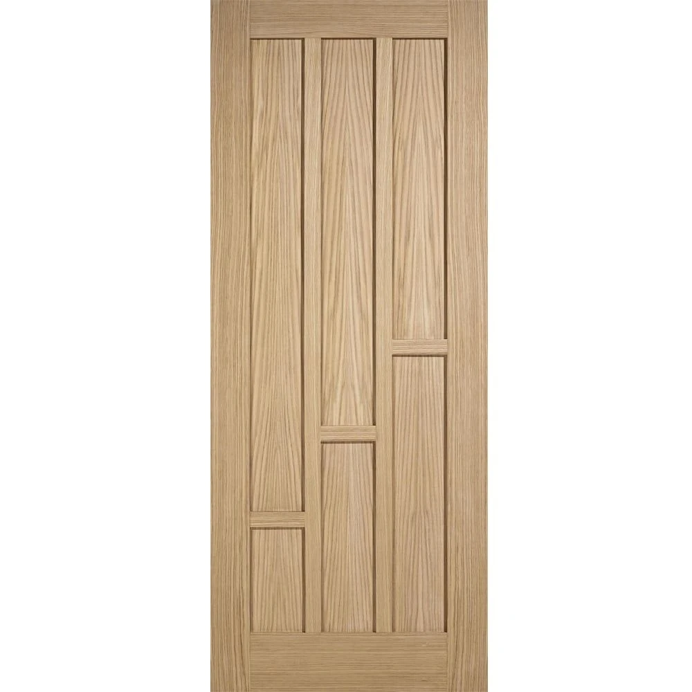 LPD Coventry Contemporary 6 Panel Unfinished Oak Internal Door