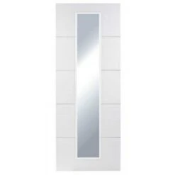 Premdo White Primed Horizontal 4 Line Internal Glass Door