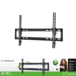 Vivanco Tilt TV Wall Bracket For Extra-Large And Heavy TVs Up To 165cm / 65 Inches