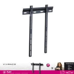 Vivanco Tilt TV Wall Mount Bracket Medium Up To 55 Inch